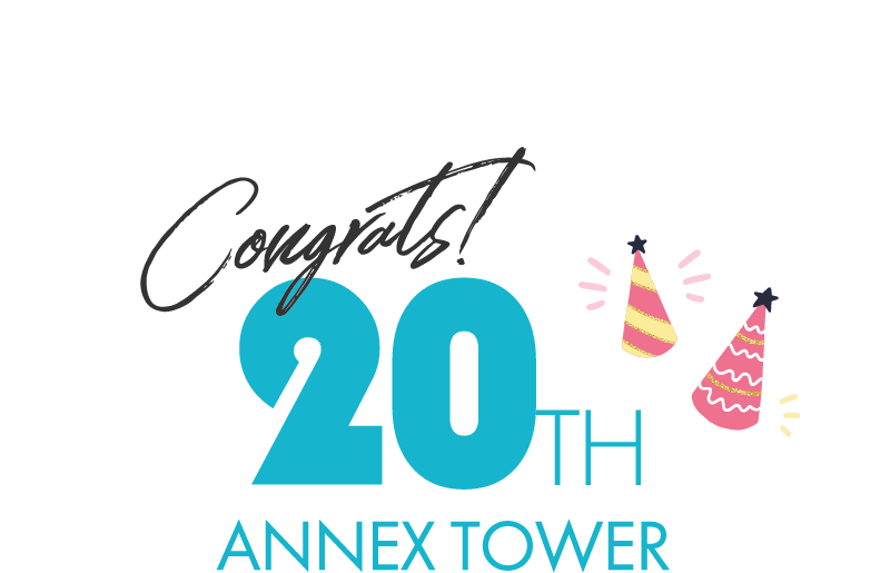 Congrats! 20TH ANNEX TOWER