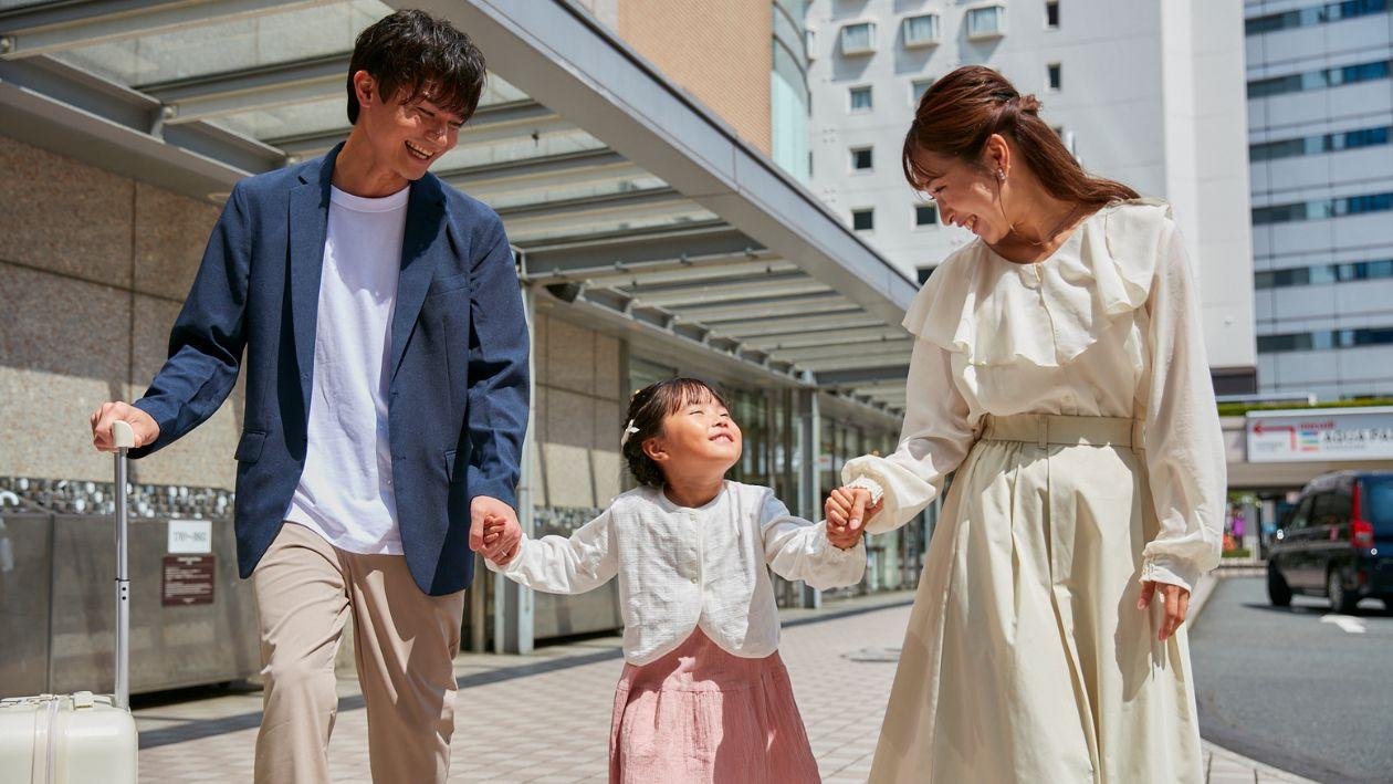 品川プリンスホテル外観とファミリー