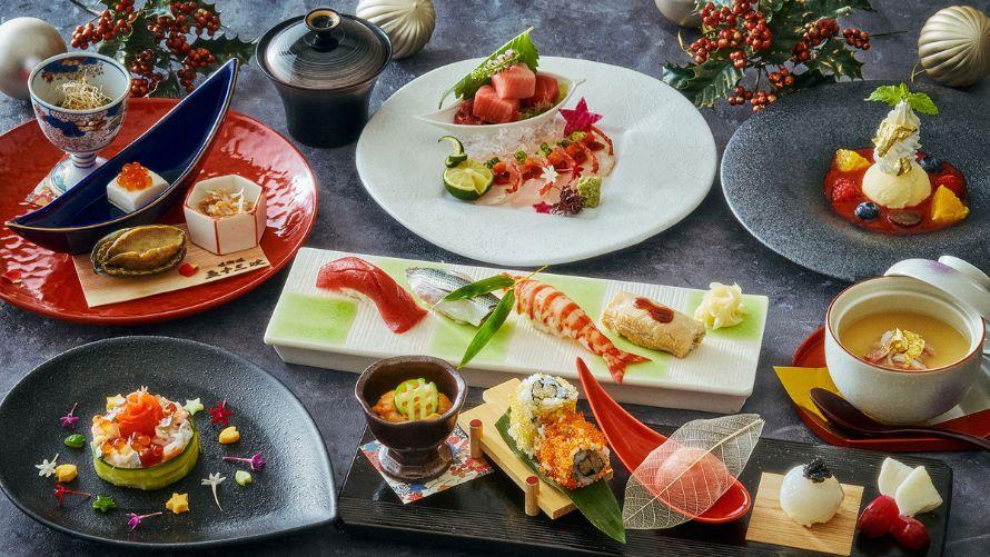 「寿司 日本橋」のクリスマスディナー　燈（あかり）メニュー一例