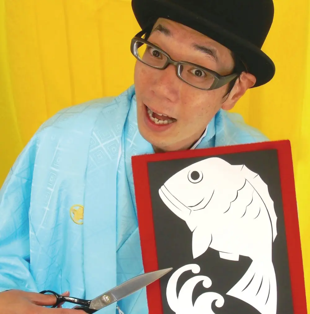 紙切り漫談ショー