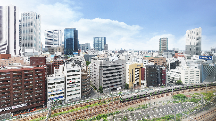 客室から見える電車ビュー