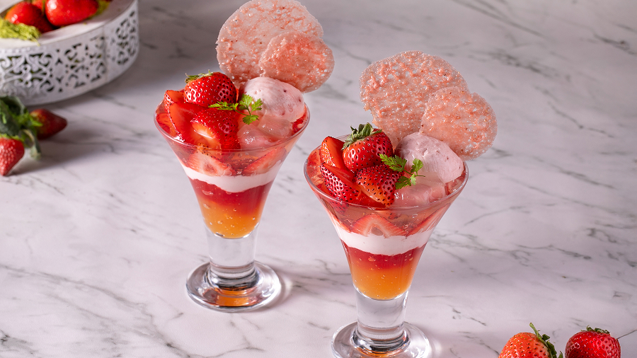 Strawberry Afternoon Tea Peach Jerry×Red