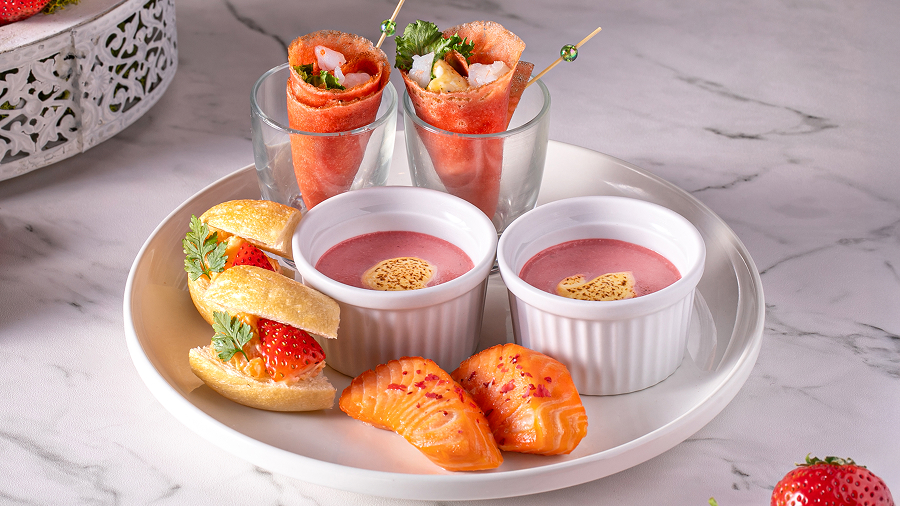 Strawberry Afternoon Tea Peach Jerry×Red