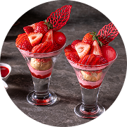 苺のルージュパフェ