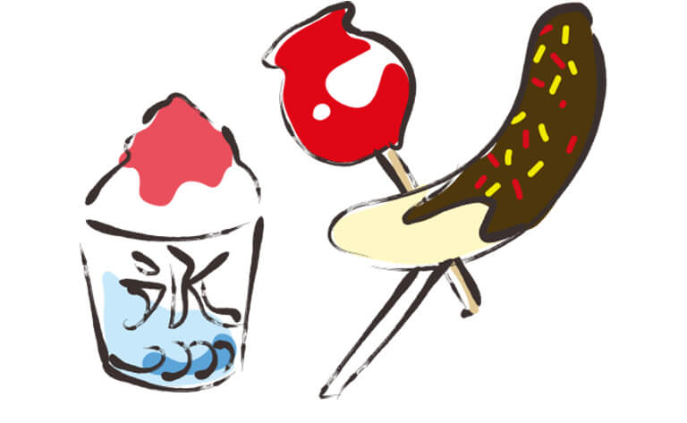 高輪の縁日夏グルメ