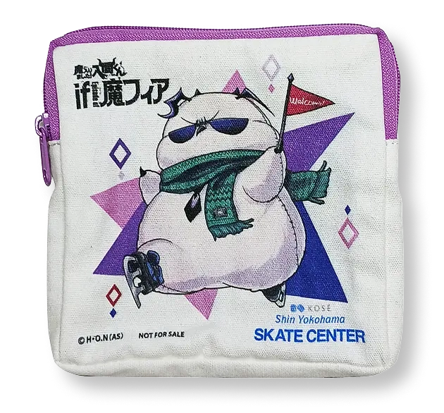 描き下ろしモフエゴプリントポーチ