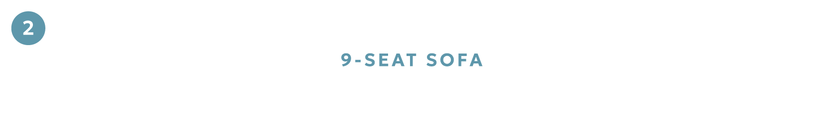 9-SEAT SOFA