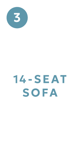 14-SEAT SOFA