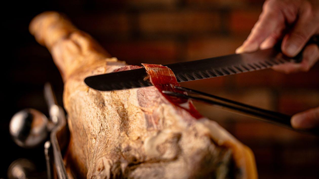 スペイン産ハモンセラーノ　カッティングサービス