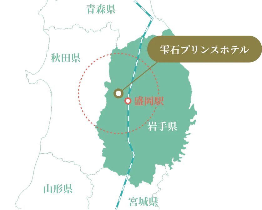 岩手県エリアマップ