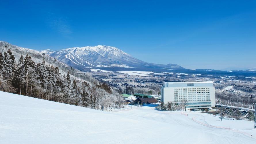 南部片富士と呼ばれる秀峰・岩手山を望む雫石プリンスホテル。リフト1日券がセットになった シンプルでお得なプランです。