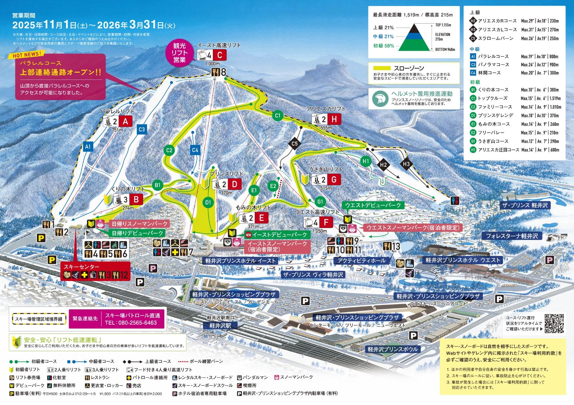 輕井澤滑雪場超詳細攻略2026，初學者和親子滑雪最佳選擇！