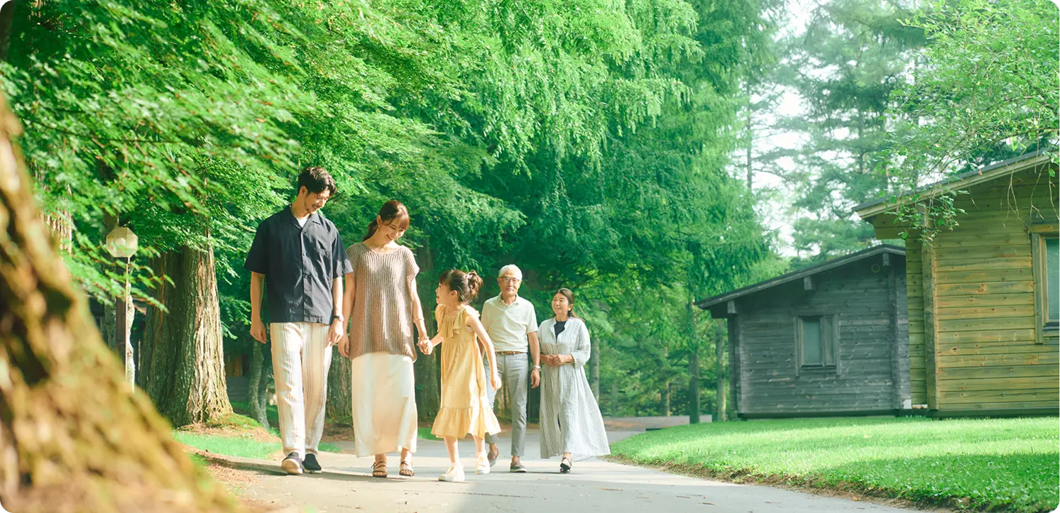 夏休みの思い出ファミリー旅