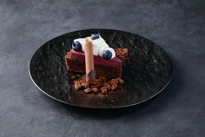 [早川アキ]ブルーベリーショコラケーキ