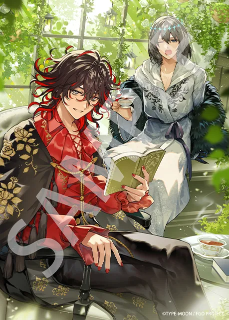 描き下ろしイラスト：オベロン＆ダンテ･アリギエーリ