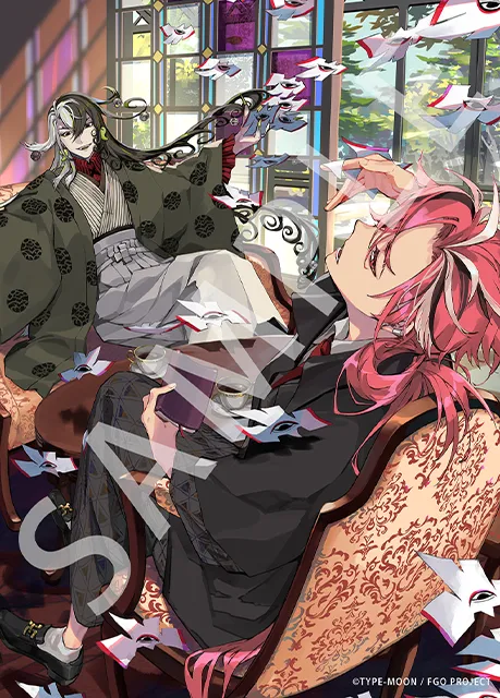 描き下ろしイラスト：蘆屋道満＆高杉晋作