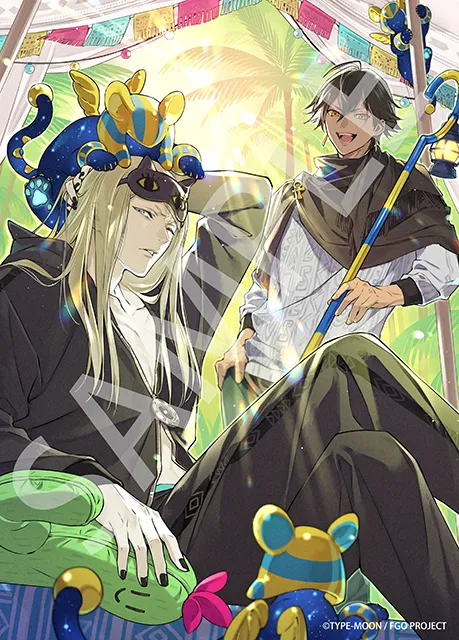 描き下ろしイラスト：テスカトリポカ ＆ オジマンディアス