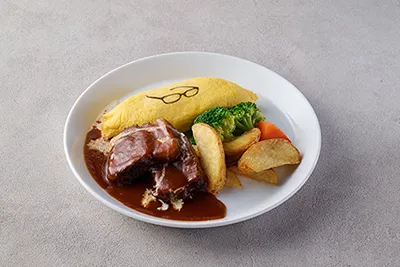 月島のビーフシチューオムライス