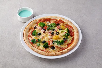 菅原のターコイズクリームピザ