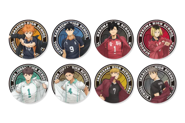 トレーディング描き下ろしメタル缶バッジ（全8種・ランダム）