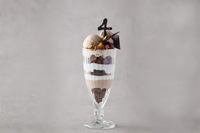 岩泉のほうじ茶パフェ