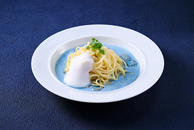 ブルーソースパスタ