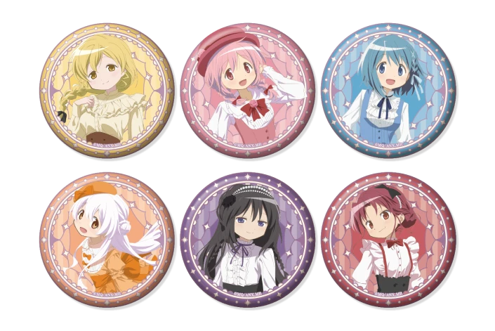 グリッター缶バッジ