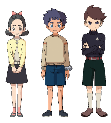 有星タエ・下町シン・高城イツキ