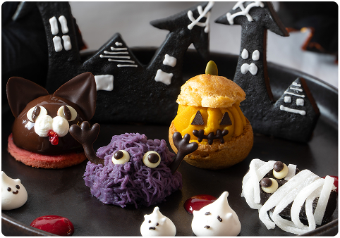 ザクロ テラス ブッフェ パーティーお菓子配り