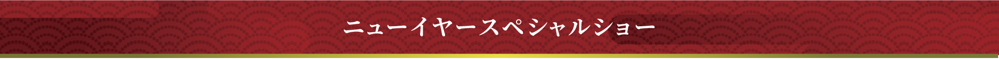 ニューイヤースペシャルショー