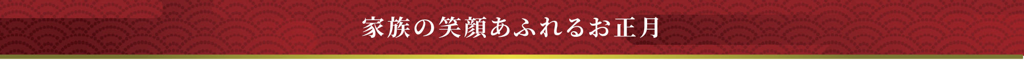 家族の笑顔あふれるお正月