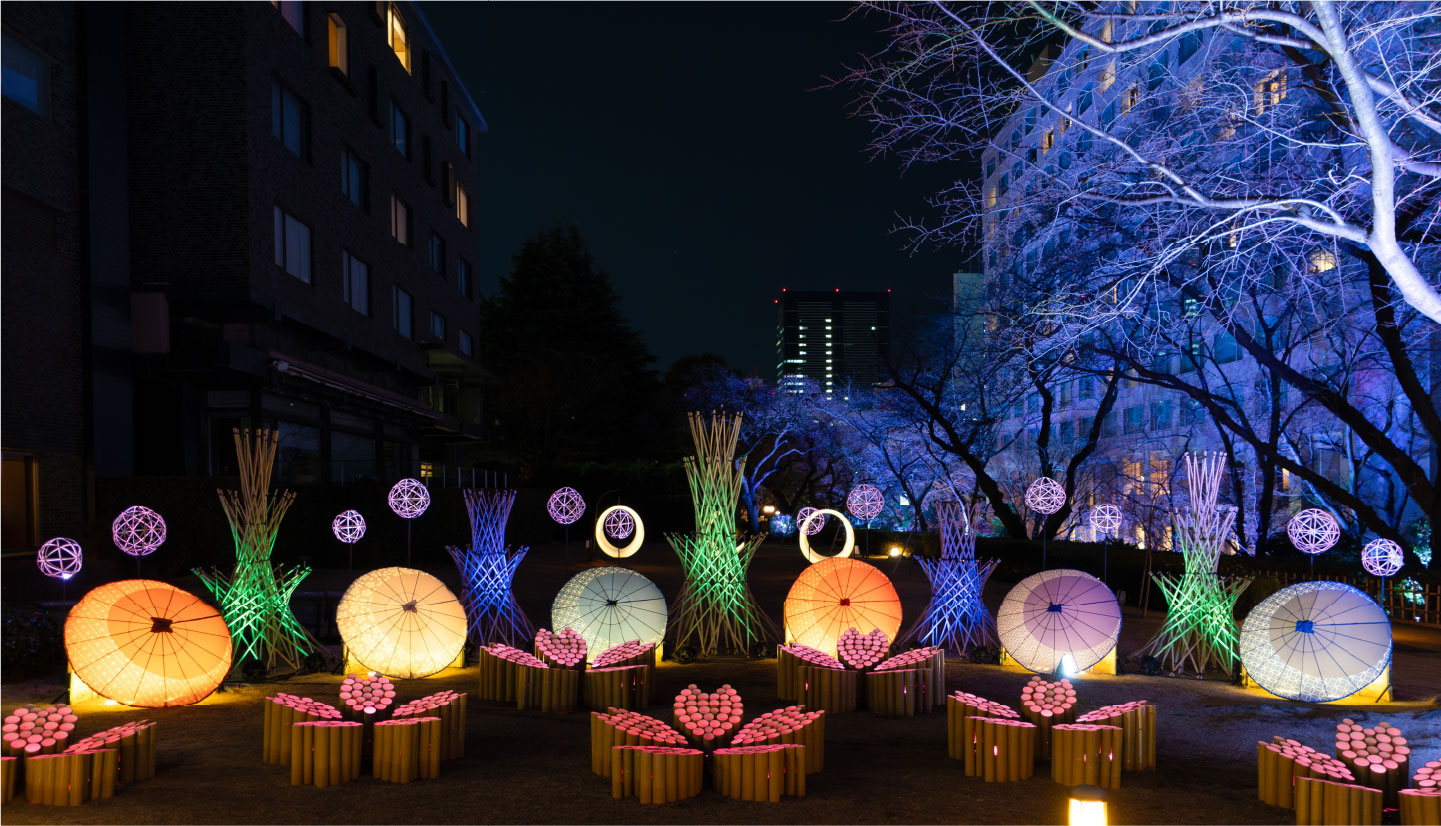 竹あかりライトアップ