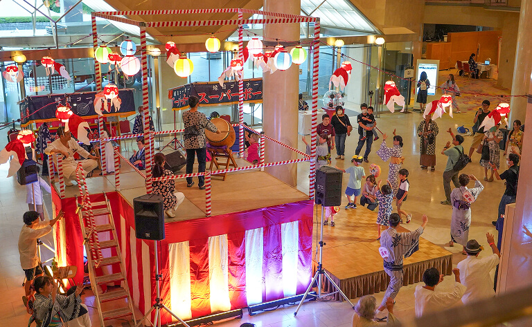 Bon Odori stage