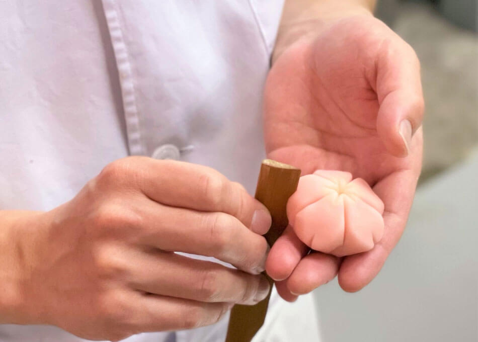 Wagashi making