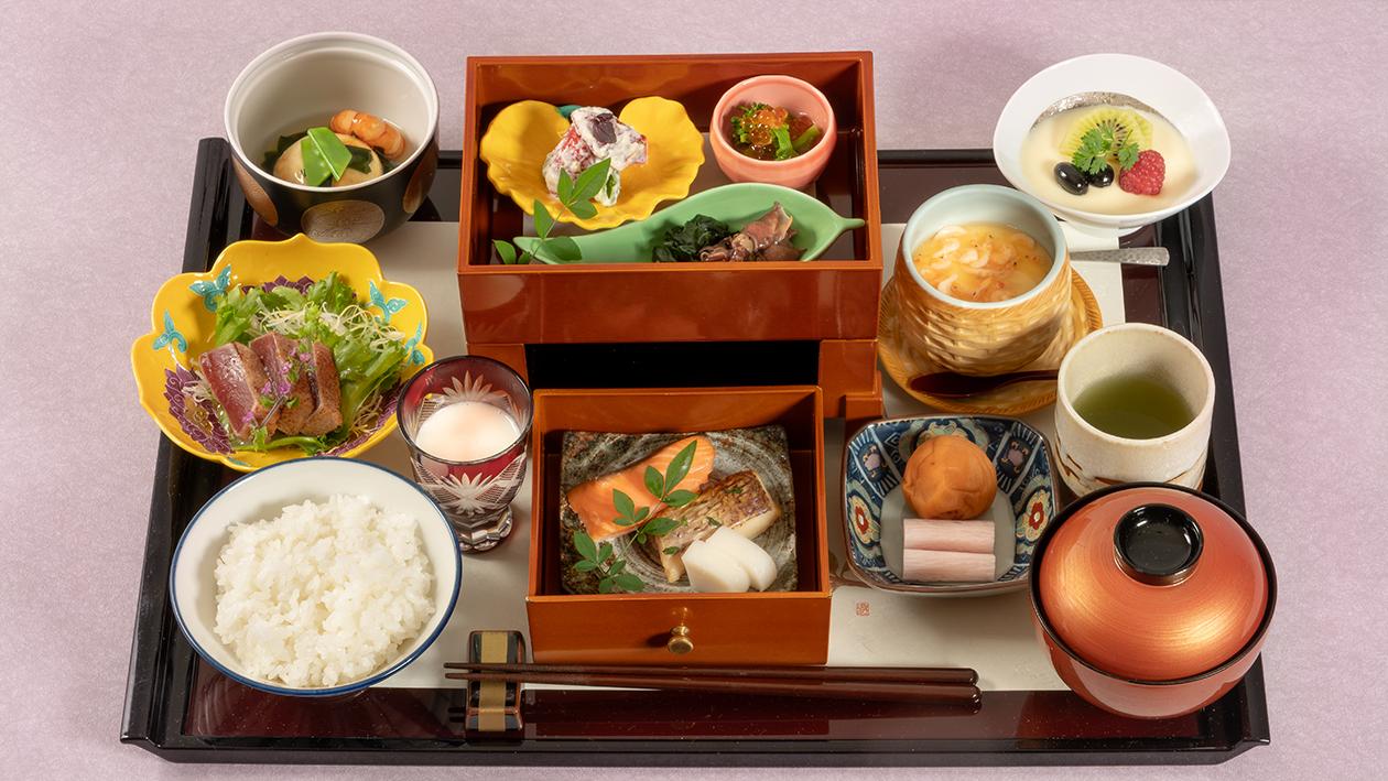 高輪 花香路の、和朝食のイメージ。