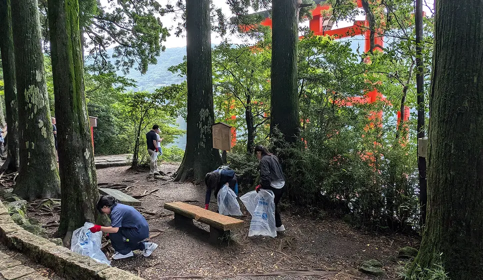 地域の同業他社と連携したクリーン作戦