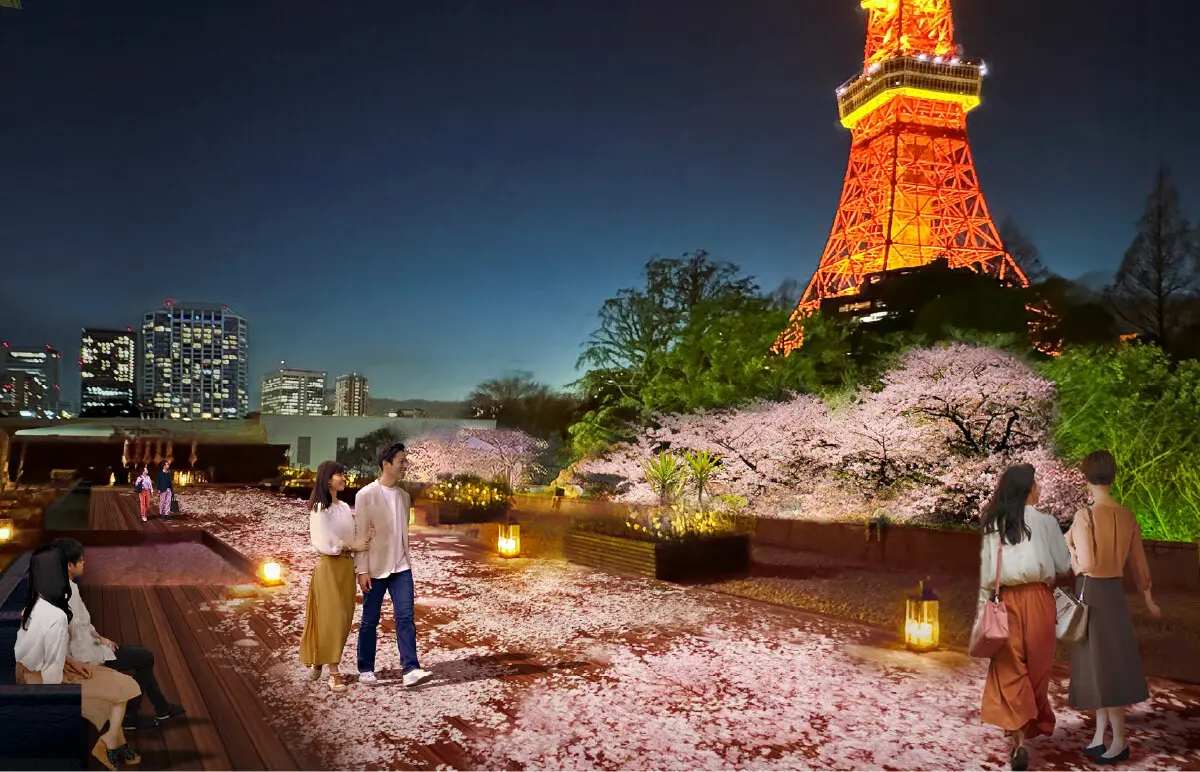 東京に浮かぶ「花あかりの世界」