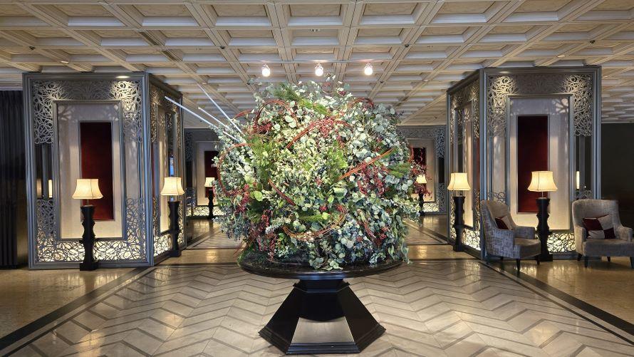 ホテル内のサステナブル装飾（正月）