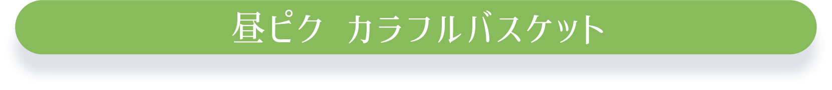 昼ピク カラフルバスケット