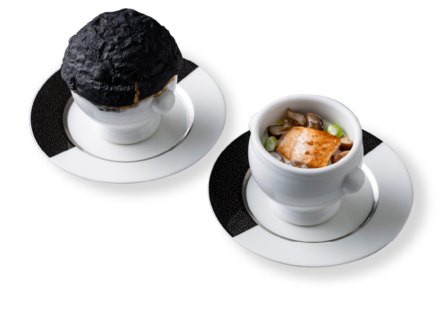 サーモングラタンのパイ包み焼き