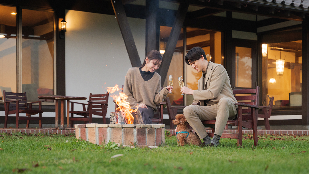 絶景アペリティフ 大切な人やワンちゃんもご一緒に