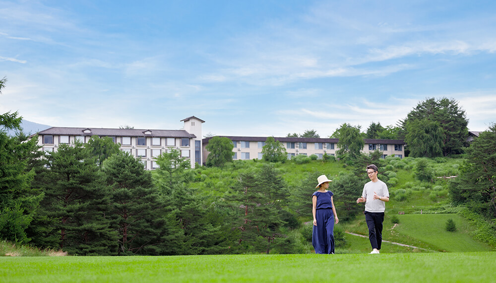 天然芝の広場グラスガーデン嬬恋