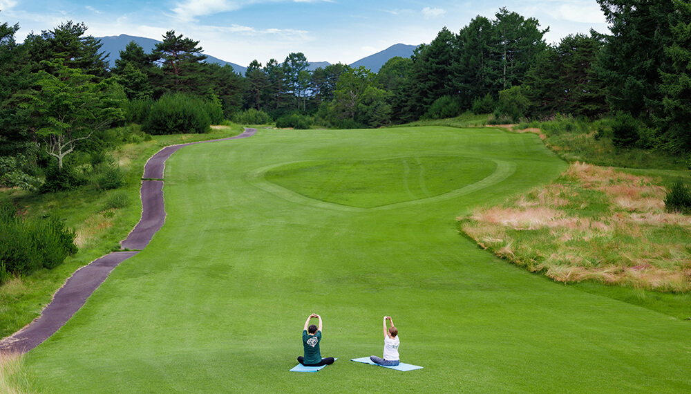 天然芝の広場グラスガーデン嬬恋