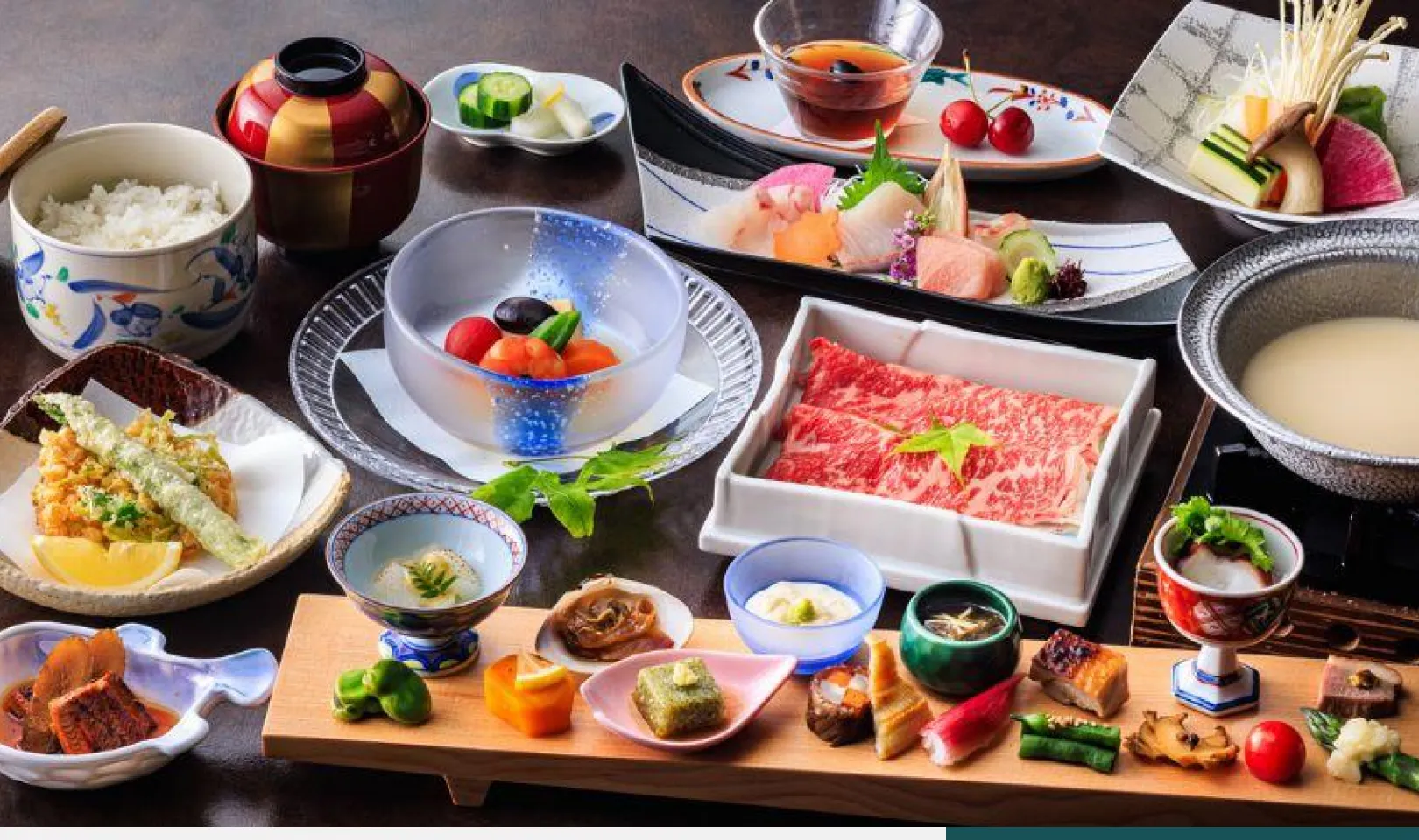 箱根会席 夏献立の一例